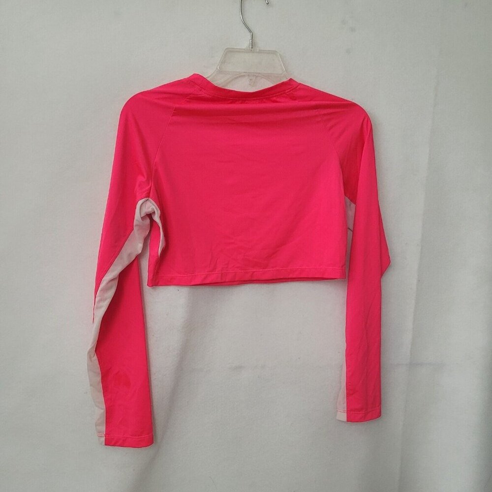 Tail Shirt Women XS Pink Cropped Long Sleeve‎ Active Dance Mesh Vented Flaw - Picture 6 of 11